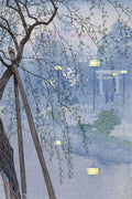 Mglisty wieczór nad stawem Shinobazu - Kasamatsu Shirō