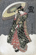 Śnieg - Utagawa Toyokuni