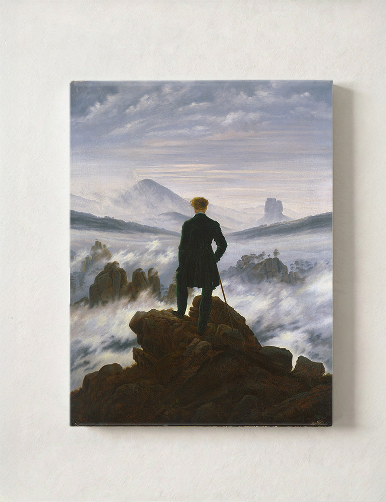 Wędrowiec nad morzem mgły - Caspar David Friedrich