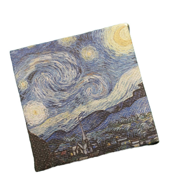 Gwiaździsta noc - Vincent van Gogh - mini dzieło ze sztalugą