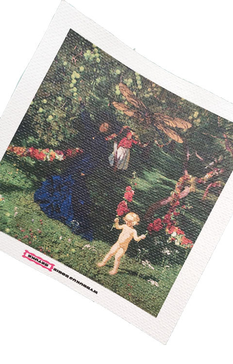 Dziwny Ogród - Józef Mehoffer - mini obraz ze sztalugą