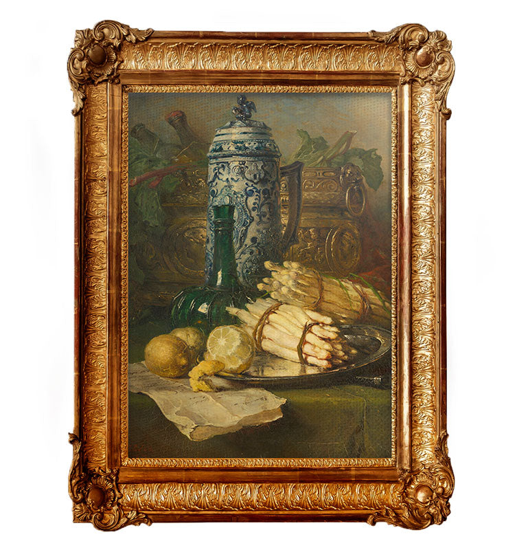 Martwa natura z kamionkowym dzbanem - Maria Vos