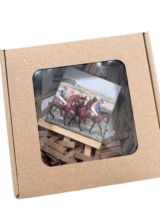 Gwiaździsta noc nad Rodanem - Vincent van Gogh - mini dzieło ze sztalugą