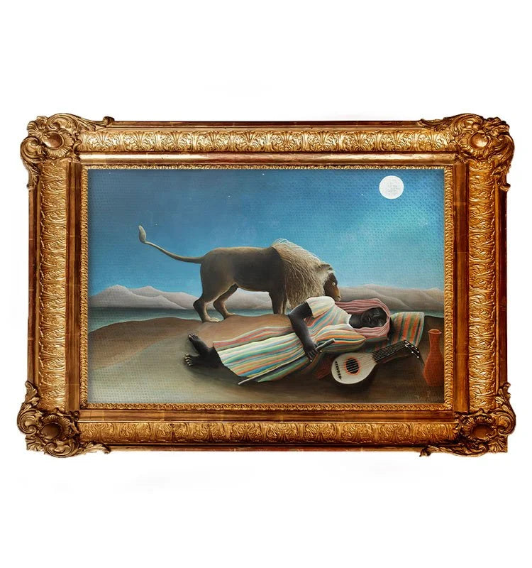 Śpiąca Cyganka - Henri Rousseau