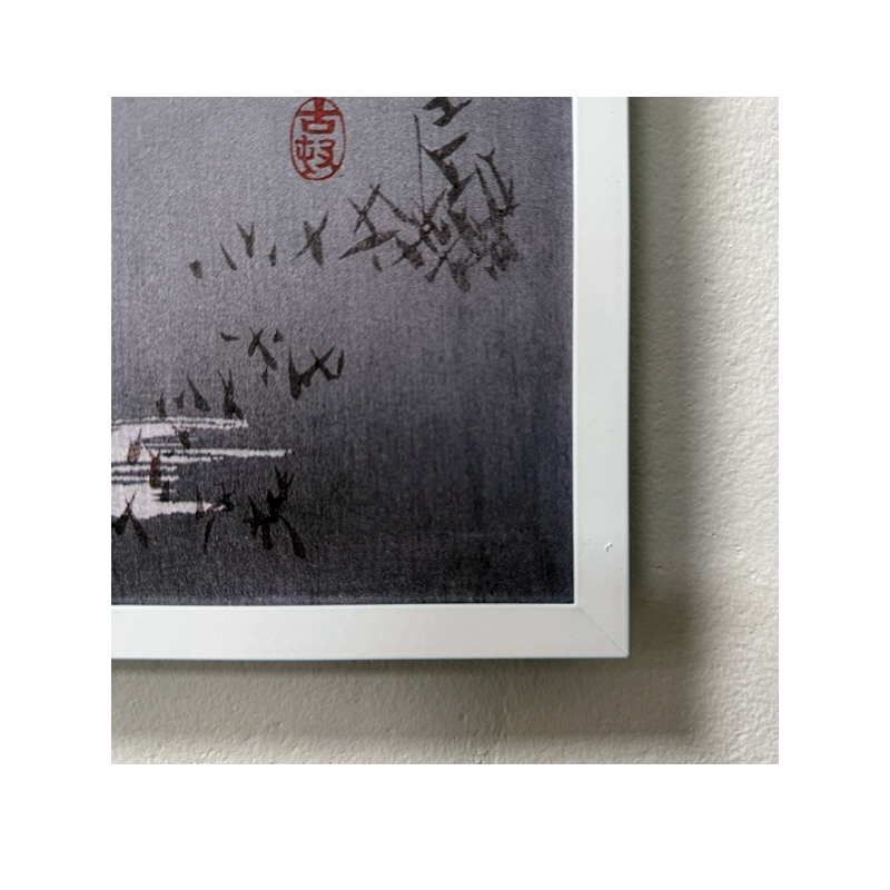 Kwitnące kwiaty lotosu - Ohara Koson